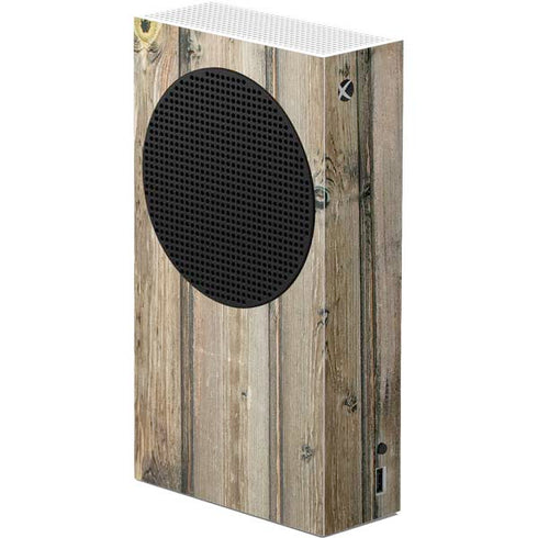 Natural Weathered Wood Xbox Series S Console Skin